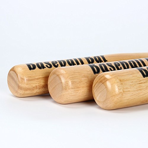 TargetEvo Wood Baseball Bat Sport Slugger Wooden Bat for Baseball Game Self Defense Home Protection 25" 29" 33"
