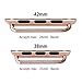 Apple Watch Adapter, Oittm Stainless Steel Apple Watch Band Connection Adaptor with Screwdriver Tools for Apple Watch & Sport & Edition (Rose Gold 42mm)