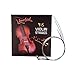 Imelod Violin strings Universal 2 Set (G-D-A-E) violin Fiddle String Strings Steel Core Nickel-silver Wound with Nickel-plated Ball End for Violins