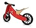 Kinderfeets TinyTot Wooden Balance Bike and Tricycle, Convertible No Pedal Balance Trike for Kids and Push Bike