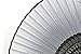 TANG DYNASTY(TM) High Quality High Quality Japanese Silk Handheld Fan Hand Fan Black with Flower Jhf-006