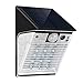 ENSTER Wireless Solar Battery Powered Security Camera with Motion Sensor Floodlight Outdoor, 1080P with Night Vision, Motion Detection, Waterproof Support Cloud and Max 32GB Micro SD Card- iOS/Android