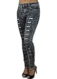Alfa Global Junior's Low-Rise Distressed Skinny Acid Wash Denim Jeans