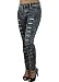 Alfa Global Junior's Low-Rise Distressed Skinny Acid Wash Denim Jeans