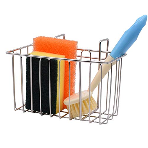 Sponge Holder - Kitchen Sink Organizer - Sink Caddy - Dish Brush Holder - Soap Holder