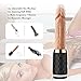 Realistic Dildo Sex Machine Telescopic Remote Control Suction Cup Vibrator Clitoris Vagina G-spot Stimulator, Treediride 7 Telescopic & 7 Vibrating Modes USB Rechargeable Skin-Friendly Adult Toys