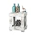Del Hutson Designs - Rustic Barnwood End Table, USA Handmade Reclaimed Wood (White)
