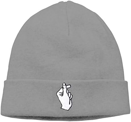 Men/Women Finger Heart Korean Hedging Hat Wool Beanies Cap