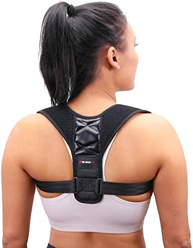 Comfort Posture Corrector for Women & Men -Small- Back Straightener Posture Corrector -Slouch Corrector Clavicle Shoulder Support Back Brace Posture Body Wellness Neck Back Pain Relief FDA