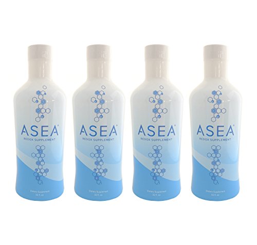 New and Improved Asea Redox Supplement Water - 1 Full Case (4 - 32oz Bottles)