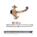 Antique Brushed Brass Bathroom Sink Faucet Double Cross Handle Bathroom Bar Faucet Mixer Tap Single Hole Deck Mount