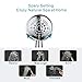 Srmsvyd Hand Held Shower Head High Pressure 5 Spray Setting Multi-functions Massage with 78 Inches Long Shower Hose (Chrome2)