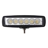TMH 18w Bar Shape 60 Degree LED Work Light Flood Beam Lamp Driving Light, Jeep, Off-road, 4wd, 4x4, Utv, Sand Rail, Atv, Suv, Motorbike, Motorcycle, Bike, Dirt Bike, Bus, Trailer, Truck, Train, Mining Truck, Excavator, Bulldozer, Crane, Road Roller, Fork Lift, Fire Engine, Police & Rescue Vehicle, Military Vehicle, Camping, Courtyard Lamp, Fishing, Boat, Yacht, Road Lamp, Street Light, Fog Lamp, Day Light