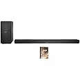 Denon DHT-S517 3.1.2 Dolby Atmos Soundbar with Wireless Subwoofer with an Additional 1 Year Extended Amber Protection (2022), Black