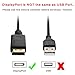 J&D Gold Plated DisplayPort to HDMI Cable Adapter (Black, 6 Feet)