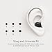 GoNovate Nano Bluetooth Earbud, Ultra Small Wireless Earphone Earpiece with Mic and 6 Hour Playtime for iPhone and Android Smart Phones (1 Piece) - Black