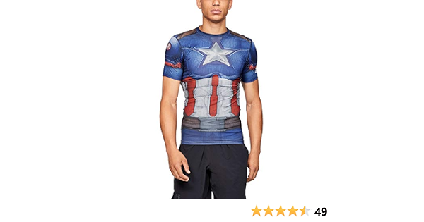 Playera Under Armour Captain America Suit SS De Entrenamiento Para Hombre,  G : Amazon.com.mx: Ropa, Zapatos y Accesorios