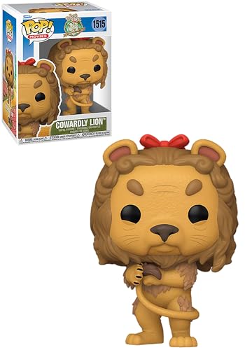 Funko POP! Movies: The Wizard of Oz - Cowardly Lion - 1/6 Odds for Rare Chase Variant - Metallic - Collectable Vinyl Figure - Gift Idea - Official Merchandise - for Kids & Adults - Movies Fans