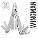 Leatherman - Wingman Multitool, Includes Sheath + LED Lenser K2L Flashlight (Keyring Torch) - Great Tool Accessory Bundle (Wingman with White Flashlight)