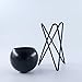Orimina Pack of 2 Tabletop Standing Air Plant Holder Air Plant Stand Air Plant Container Xerographica Air Plant Holder Air Plant Support Tillandsia Air Plant Stand (Black)thumb 3