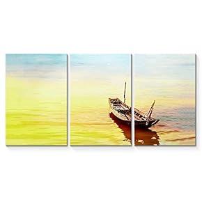 signwin 3 Piece Canvas Wall Art Beautiful Landscape...