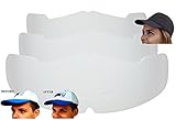 3Pk. White Manta Ray Baseball Caps Crown Inserts For Low Profile Caps| Hat Shapers| Hat Liner| Ball Caps Form Shaper| Hat Support| Hat Padding| Cleaning Aide| Storage Aide|100% MBG.