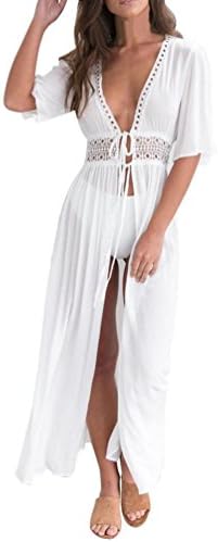 ESAILQ Dress, Women Bikini Swimwear Cover up Cardigan Beach Swimsuit Dress