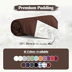 puredown® Soft Feather Down Throw Blanket