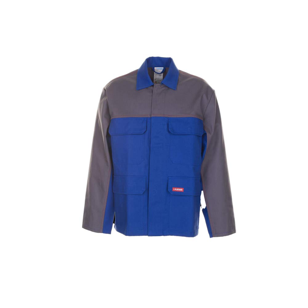 Planam 5210098 Size 98 "Major Protect" 2-Layer Jacket - Royal Blue/Grey