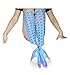 YITU Women Mermaid Tail Patterns Knee Socks Knee High Socks Casual Socks (Blue)