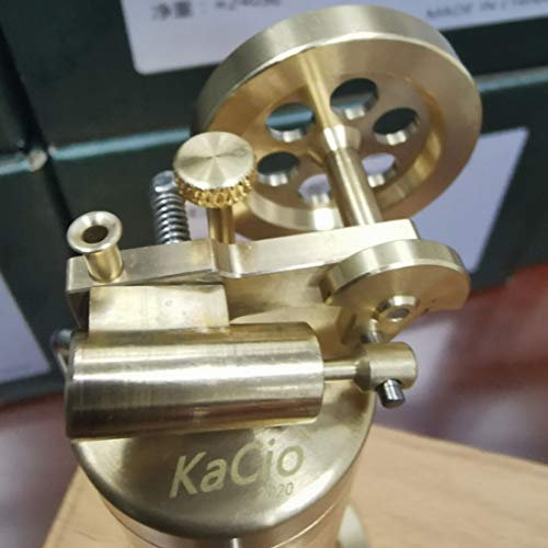 deguojilvxingshe Mini dreibeinige Swing Metal Dampfmaschine Modell Einzylinder Dampfmaschine mit Boiler, Science… – Bild 7