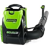 Greenworks PRO 80V 145 MPH - 580 CFM Cordless Backpack Blower, Battery Not Included BPB80L00