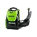 Greenworks 80V (180 MPH / 610 CFM / 75+ Compatible Tools) Cordless Brushless Backpack Blower, Tool Only