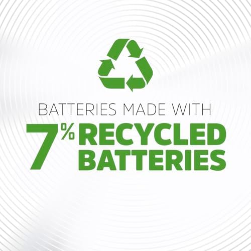 Recharge Universal - Batterie Ricaricabili AA (Confezione da 4) - Pile 1350 mAh NiMH - pronte all'uso - potenza di lunga durata - 100% imballaggio riciclabile privo di plastica