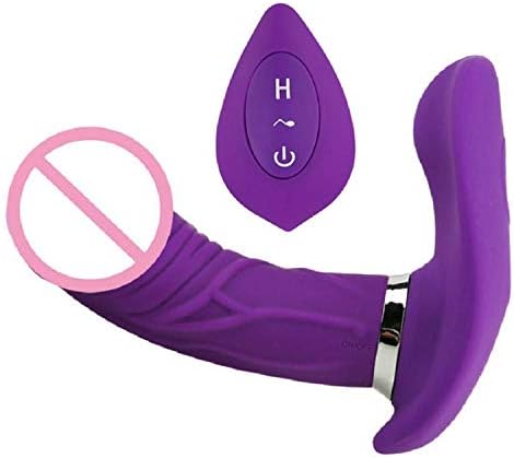 Vibration Plate Vibrating Panties Wireless Remote Control G Spot Vibrator Rechargeable 7 Frequency Wearable Vibrator Sex Toys for Women,Rose