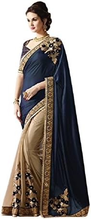Aarah Women's Elegant Wedding And Party Wear Indian Designer Sari Free Size
