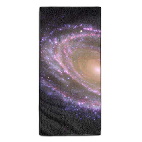 Glare Galaxy Washcloth Large Hand Towel 11.8 × 27.5" - Multipurpose Bathroom Towels for Hand, Face, Gym and Spa