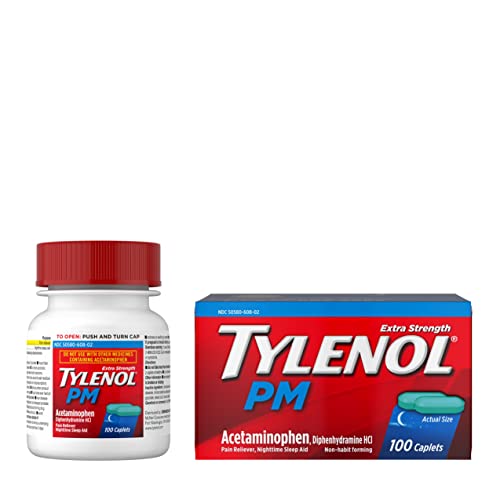 Tylenol PM Extra Strength Nighttime Pain Reliever & Sleep Aid Caplets