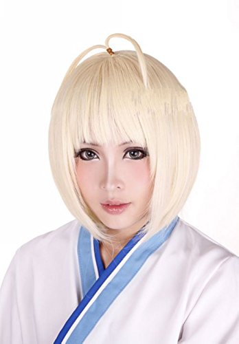 Mzcurse Ao No Exorcist Shiemi Moriyama Cosplay Platinum Blonde Short Party Hair Wig