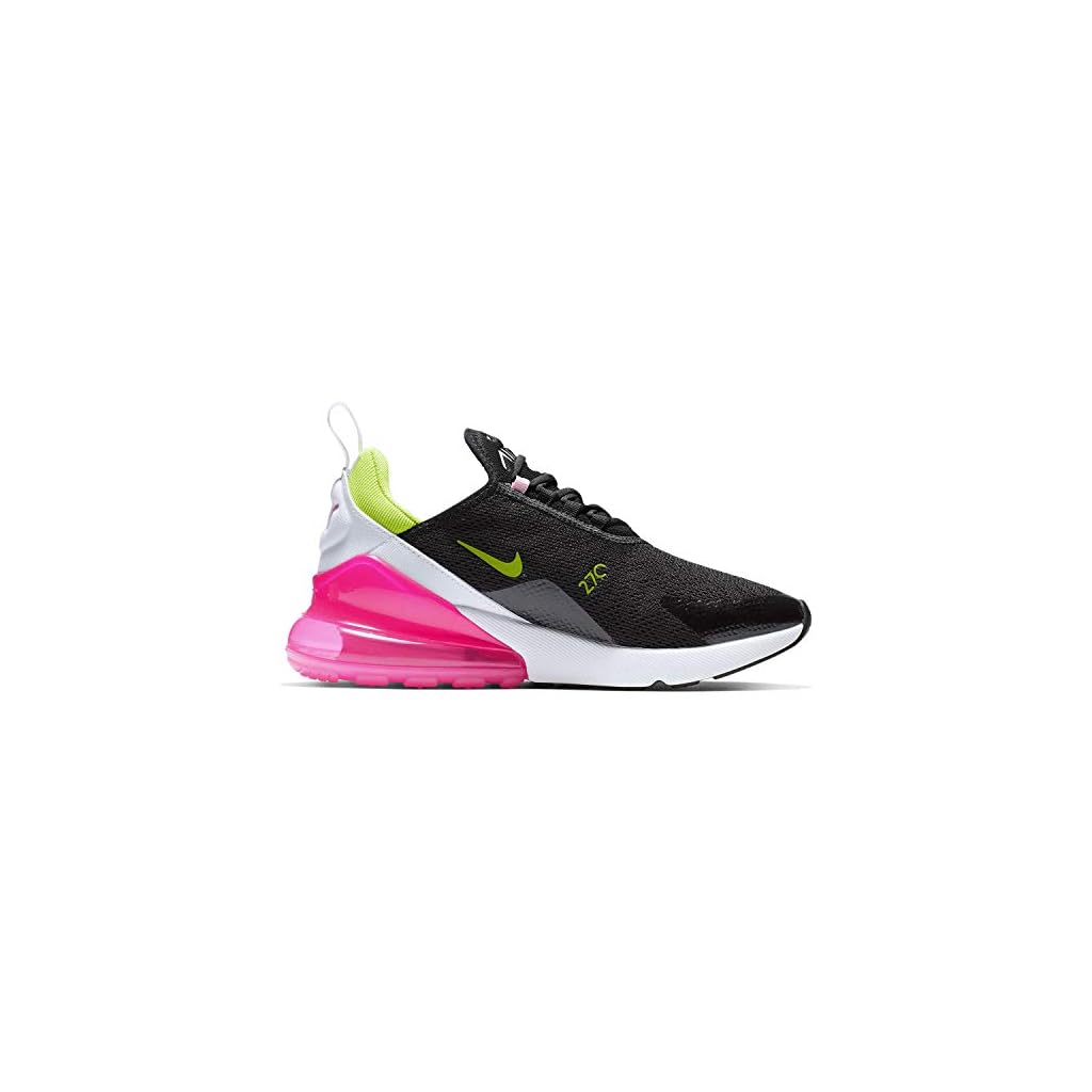 Nike Women's Air Max 270 Black/Cyber/Pink Rise CI5770-001 (Size: 9) - Martfoot By Surfavenuemall