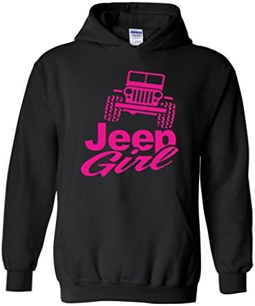 Acacia Jeep Girl Unisex Hoodie Sweatshirt Small Black