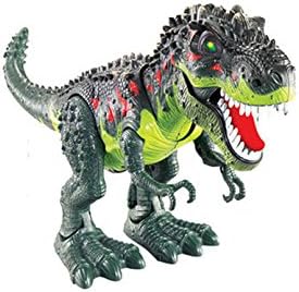 Green Dinosaur Robot With Sound And Lights Electronic Toy Gift Toys For Children Birthday Gifts Christmas