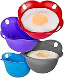Kitzini Poached Egg Cup. Egg Coddler 4 Set. BPA