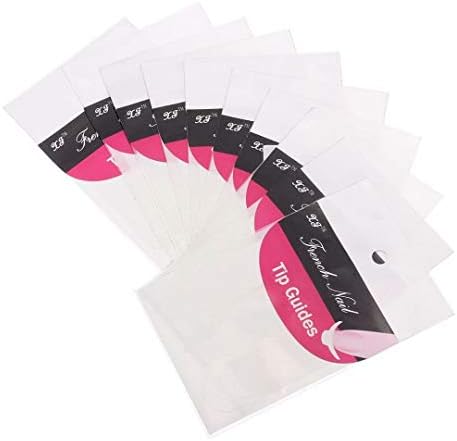 10 Packs 3 Style French Nail ART Guide Tips 2.5mm Finger Manicure Paper Sticker