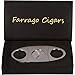 Cigar Cutter - Includes Sturdy Black Gift Box - Perfect Gift for Birthdays, Celebrations, Independence Day - Premium Stainless Steel - Sharp Guillotine Durable Double Blade - Clean Cut - (Silver)