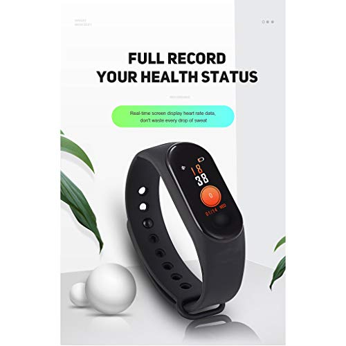 DZTZ Fitness Tracker Watch, Activity Tracker with Heart Rate Monitor Blood Pressure Monitor, Pedometer Watch with Sleep Monitor Smart Bracelet Watch with Step Counter, Calorie Counter (Black) - Thumbnail 5