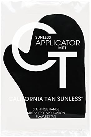California Tan Sunless Tanning Applicator Mitt For Self Tanner Or Lotions