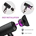 Skey Professional Salon Hair Dryer, 1800W Ionic Blow Dryer with Styling Concentrator, Smoothing Nozzle and Diffuser