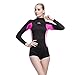 Neoprene Wetsuit Women 2MM Surfing Wetsuits One Piece Swimming Snorkeling Diving Wet Suit Long Sleeve