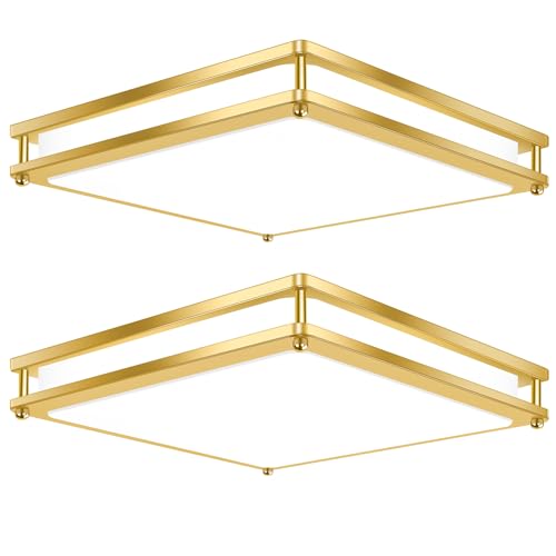 Gold Square LED Ceiling Lights